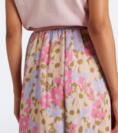 Valentino Floral silk crêpe de chine maxi skirt | Thumbnail 3
