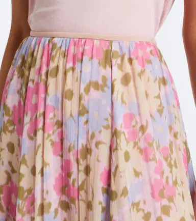 Valentino Floral silk crêpe de chine maxi skirt | Thumbnail 4