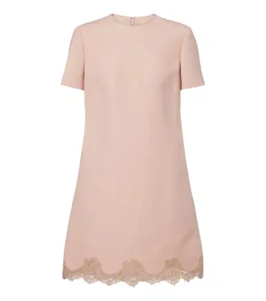 Valentino Crepe Couture lace-trimmed minidress | Thumbnail 1