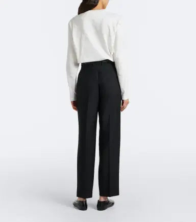 Jil Sander Pleated wool and mohair straight pants | Thumbnail 5 Jil Sander Pleated wool and mohair straight pants | Thumbnail 5