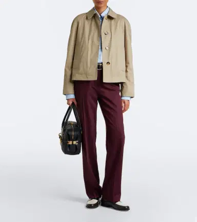 Burberry Wool straight pants | Thumbnail 5 Burberry Wool straight pants | Thumbnail 5