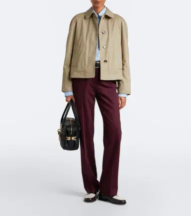 Burberry Wool straight pants | Thumbnail 6 Burberry Wool straight pants | Thumbnail 6