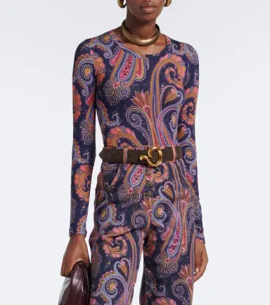 Etro Paisley T-shirt | Thumbnail 4 Etro Paisley T-shirt | Thumbnail 4