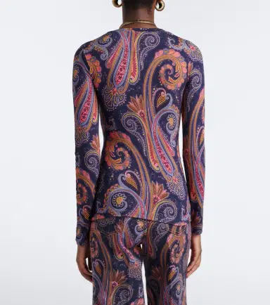 Etro Paisley T-shirt | Thumbnail 6 Etro Paisley T-shirt | Thumbnail 6