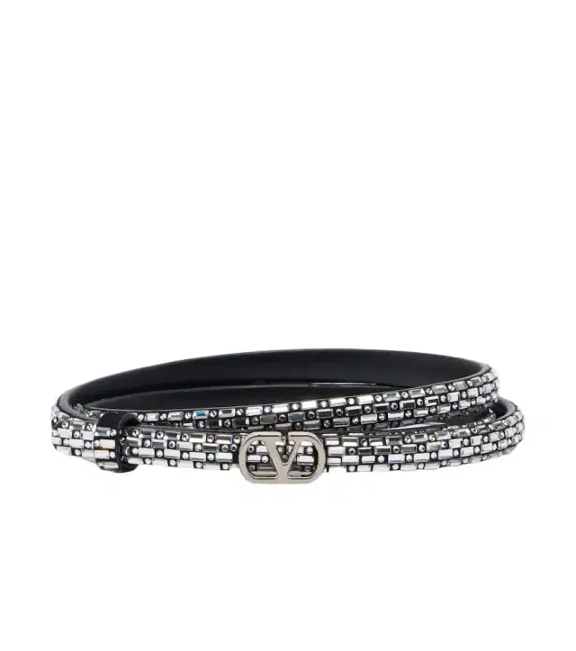 Valentino Garavani VLogo embellished leather belt