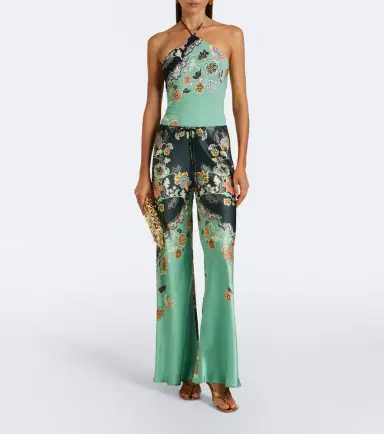 Roberto Cavalli Floral halterneck swimsuit | Thumbnail 2
