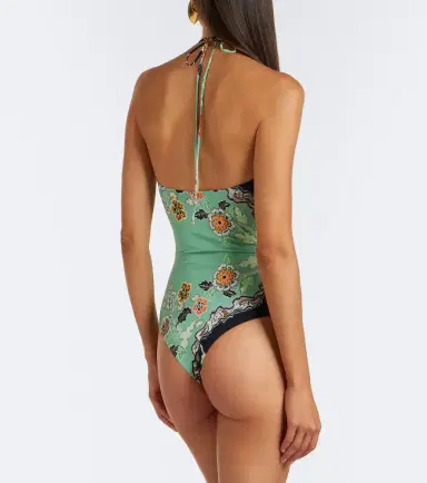 Roberto Cavalli Floral halterneck swimsuit | Thumbnail 3