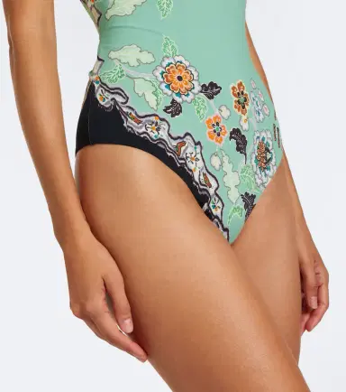 Roberto Cavalli Floral halterneck swimsuit | Thumbnail 4