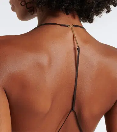 Tom Ford Draped open-back silk gown | Thumbnail 2
