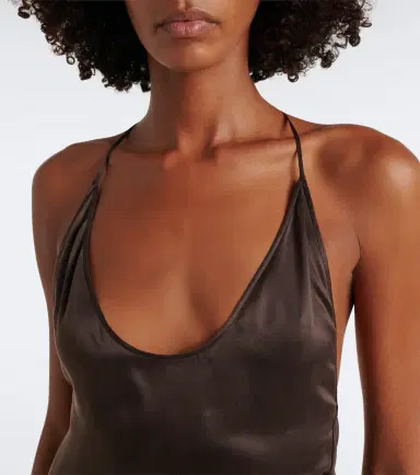 Tom Ford Draped open-back silk gown | Thumbnail 4