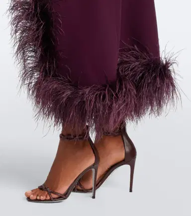 René Caovilla Margot embellished leather and satin sandals | Thumbnail 5