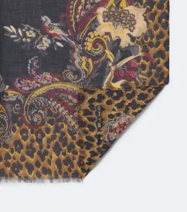 Etro Printed modal and cashmere scarf | Thumbnail 3 Etro Printed modal and cashmere scarf | Thumbnail 3