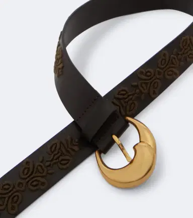 Etro Embroidered leather belt | Thumbnail 2 Etro Embroidered leather belt | Thumbnail 2