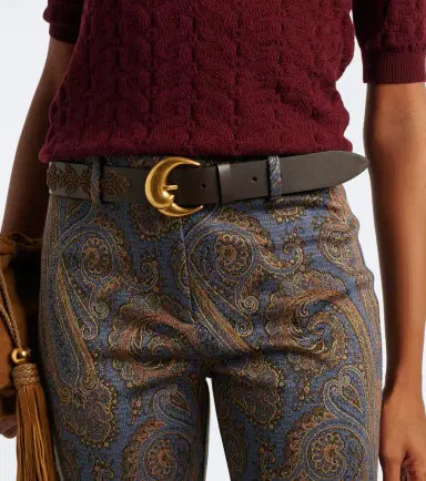 Etro Embroidered leather belt | Thumbnail 3 Etro Embroidered leather belt | Thumbnail 3