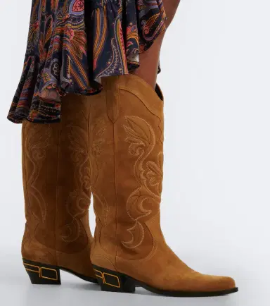 Etro Suede cowboy boots | Thumbnail 6