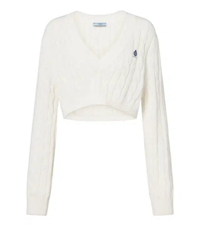 Prada Cable-knit cotton sweater