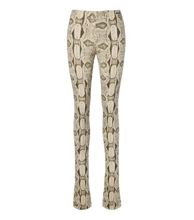Gucci Snake-print skinny pants