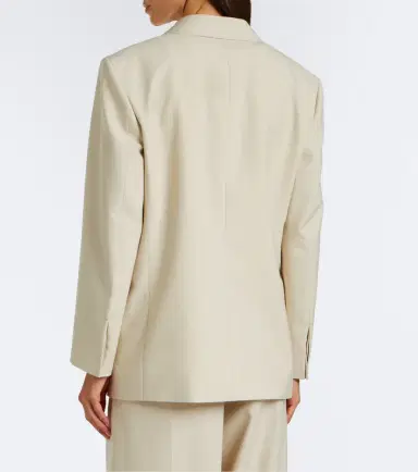 Bottega Veneta Striped wool and cotton blazer | Thumbnail 2 Bottega Veneta Striped wool and cotton blazer | Thumbnail 2
