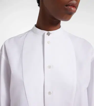 Bottega Veneta Oversized cotton poplin midi dress | Thumbnail 4 Bottega Veneta Oversized cotton poplin midi dress | Thumbnail 4