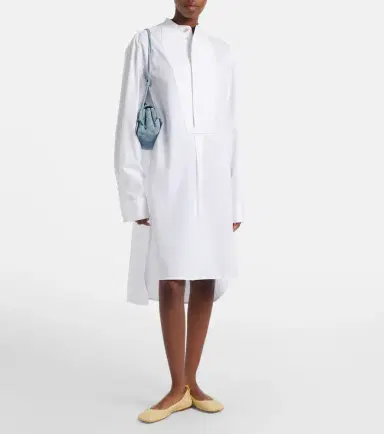 Bottega Veneta Oversized cotton poplin midi dress | Thumbnail 6 Bottega Veneta Oversized cotton poplin midi dress | Thumbnail 6