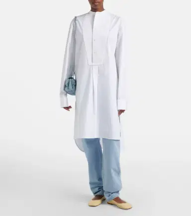 Bottega Veneta Oversized cotton poplin midi dress | Thumbnail 7 Bottega Veneta Oversized cotton poplin midi dress | Thumbnail 7