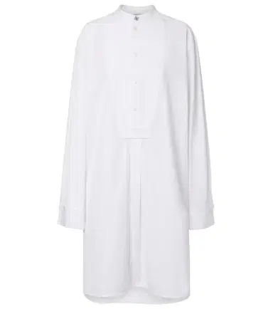 Bottega Veneta Oversized cotton poplin midi dress | Thumbnail 1 Bottega Veneta Oversized cotton poplin midi dress | Thumbnail 1