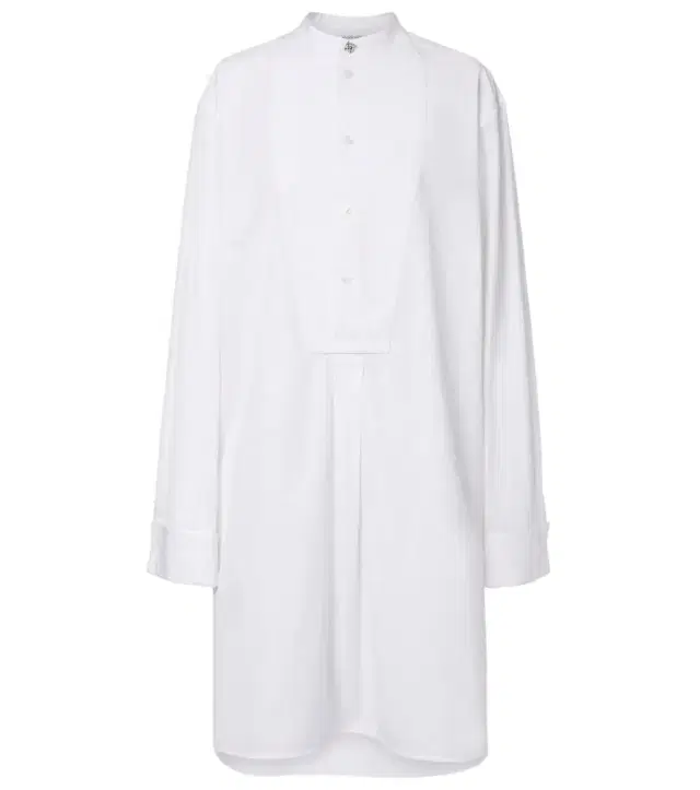 Bottega Veneta Oversized cotton poplin midi dress