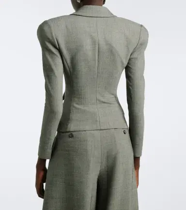 Magda Butrym Herringbone wool-blend jacket | Thumbnail 4