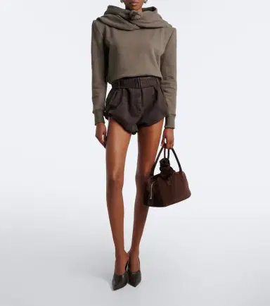 Magda Butrym Cotton-blend jersey hoodie | Thumbnail 4