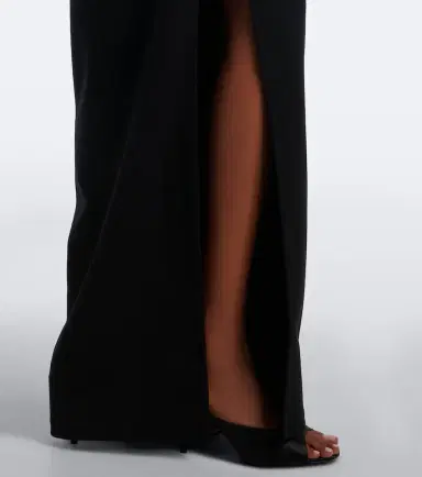 Magda Butrym Floral-appliqué wool-blend gown | Thumbnail 2