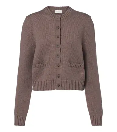 Magda Butrym Ribbed-knit cotton cardigan | Thumbnail 1 Magda Butrym Ribbed-knit cotton cardigan | Thumbnail 1