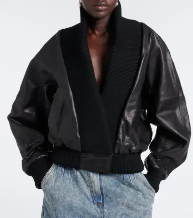 Magda Butrym Leather jacket | Thumbnail 2 Magda Butrym Leather jacket | Thumbnail 2