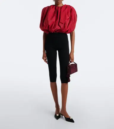 Magda Butrym Silk-blend taffeta crop top | Thumbnail 6
