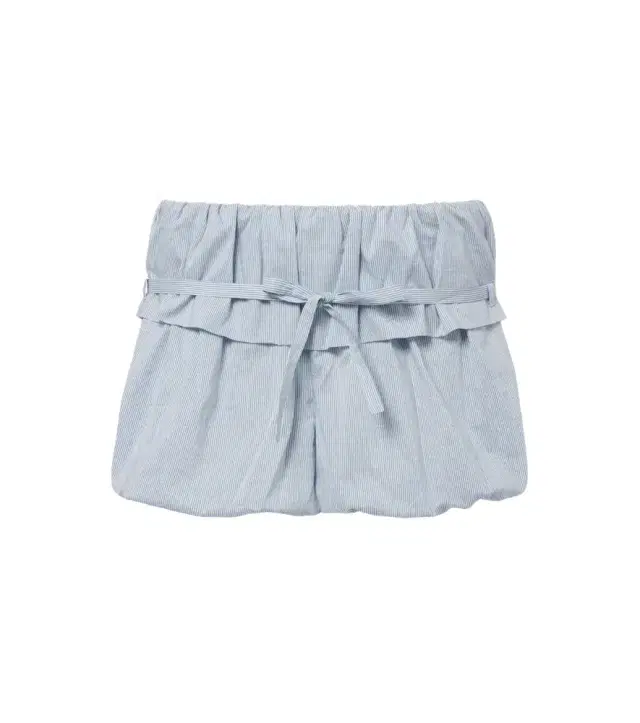 Magda Butrym Belted striped cotton and silk shorts