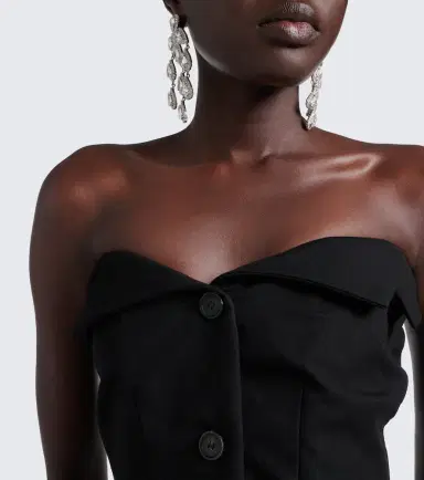 Magda Butrym Peplum cotton bustier top | Thumbnail 2 Magda Butrym Peplum cotton bustier top | Thumbnail 2