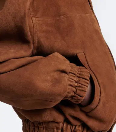 Magda Butrym Suede bomber jacket | Thumbnail 3