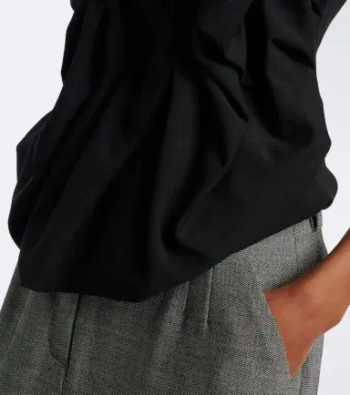 Magda Butrym Floral-appliqué wool-blend top | Thumbnail 6 Magda Butrym Floral-appliqué wool-blend top | Thumbnail 6