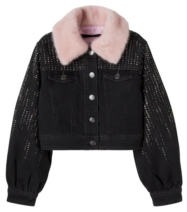 Monnalisa Embellished denim jacket