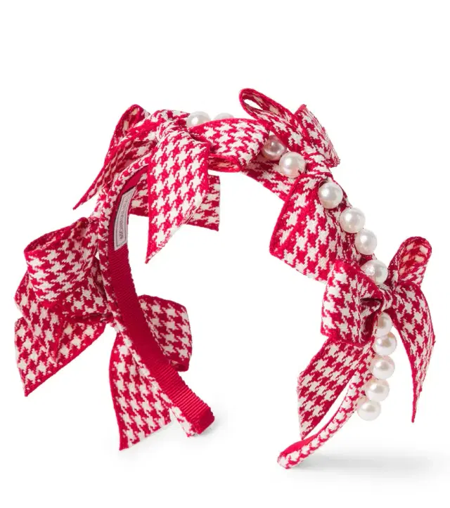 Monnalisa Embellished bow-detail headband
