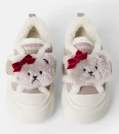 MONNALISA Bow-detail suede sneakers | Thumbnail 2 MONNALISA Bow-detail suede sneakers | Thumbnail 2