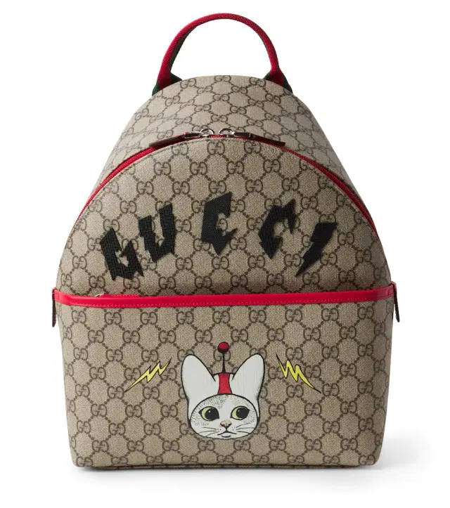 Gucci Kids GG canvas printed backpack