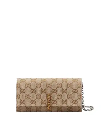 Gucci Dionysus GG canvas wallet on chain | Thumbnail 1