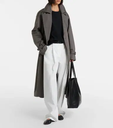 TOTEME Double-breasted cotton-blend trench coat | Thumbnail 2 TOTEME Double-breasted cotton-blend trench coat | Thumbnail 2