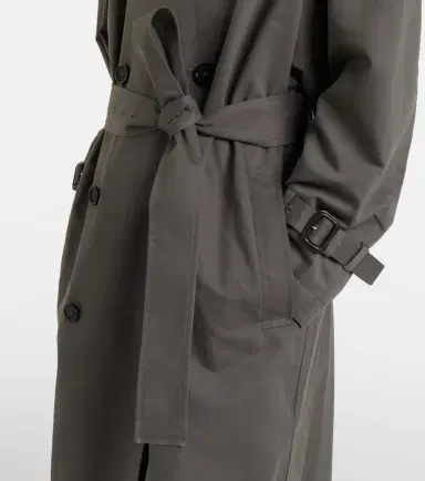 TOTEME Double-breasted cotton-blend trench coat | Thumbnail 3 TOTEME Double-breasted cotton-blend trench coat | Thumbnail 3