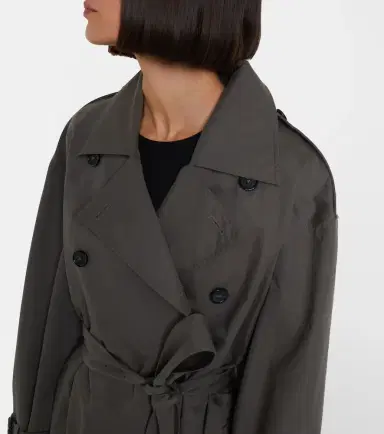 TOTEME Double-breasted cotton-blend trench coat | Thumbnail 4 TOTEME Double-breasted cotton-blend trench coat | Thumbnail 4