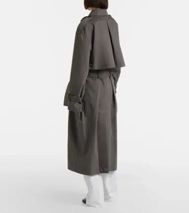 TOTEME Double-breasted cotton-blend trench coat | Thumbnail 5 TOTEME Double-breasted cotton-blend trench coat | Thumbnail 5