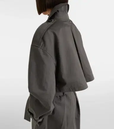 TOTEME Double-breasted cotton-blend trench coat | Thumbnail 6 TOTEME Double-breasted cotton-blend trench coat | Thumbnail 6