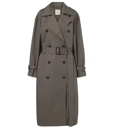 TOTEME Double-breasted cotton-blend trench coat | Thumbnail 1 TOTEME Double-breasted cotton-blend trench coat | Thumbnail 1