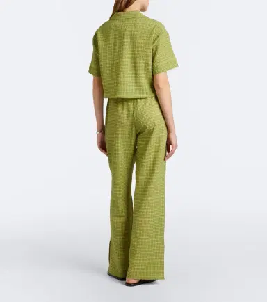 ASCENO Loreto checked cotton wide-leg pants | Thumbnail 5