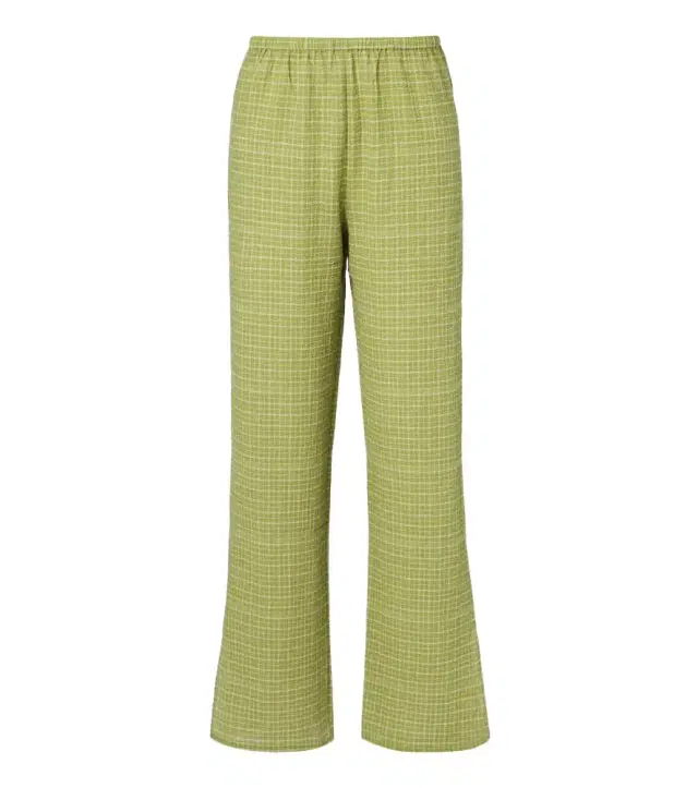 Asceno Loreto checked cotton wide-leg pants